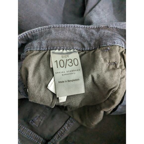 Sanctuary Slim Straight Jeans 10 Nighthawk Stretch High Rise Denim Soft Slim Fit - Picture 5 of 11